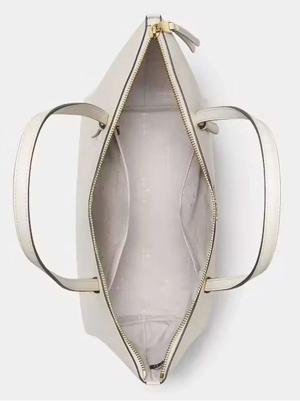 ♠️Kate Spade New York All Day Medium Leather Tote Bag, Meringue White NWT